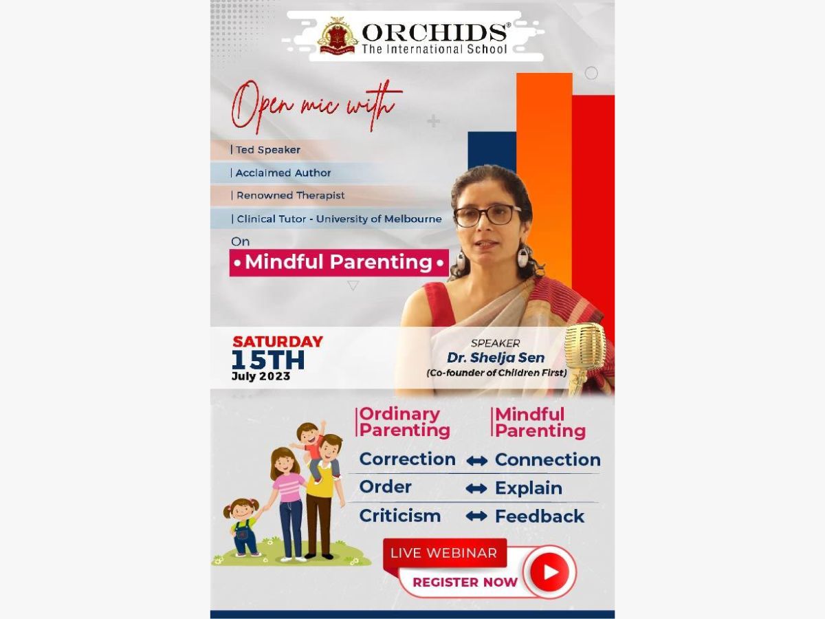 Orchids The International School successfully conducts ‘Mindful Parenting’ Webinar