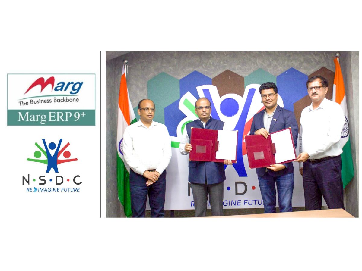 Marg ERP Partners with National Skill Development Corporation to Empower 2000 Students Across India