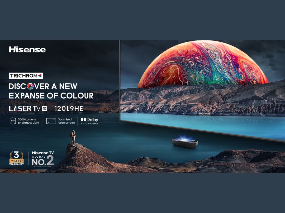Unwrap Surprise Upgrade Life with Hisense 120” Laser TV and New Range of 4K TVs