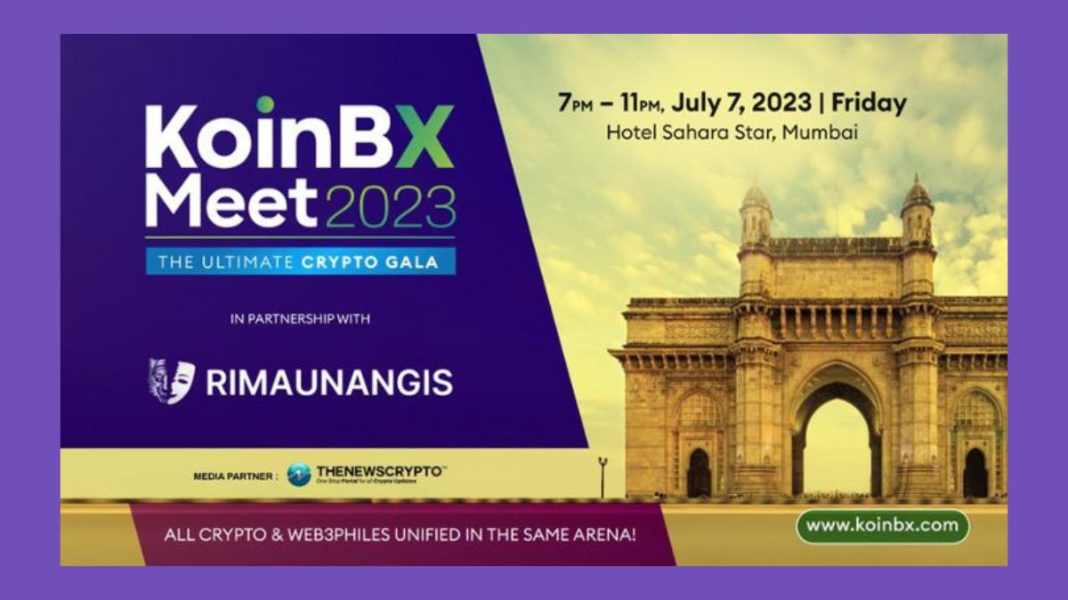 KoinBX Set to Host Its First Ever Crypto Gala KoinBX Crypto Meet 2023 in Mumbai, India