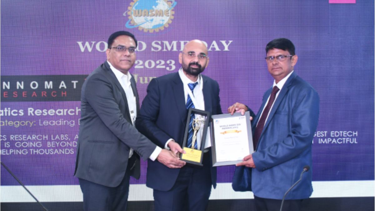 HSW Embroidery Machines Honored as the Emerging Brand of India at the Business Awards for MSMEs 2023