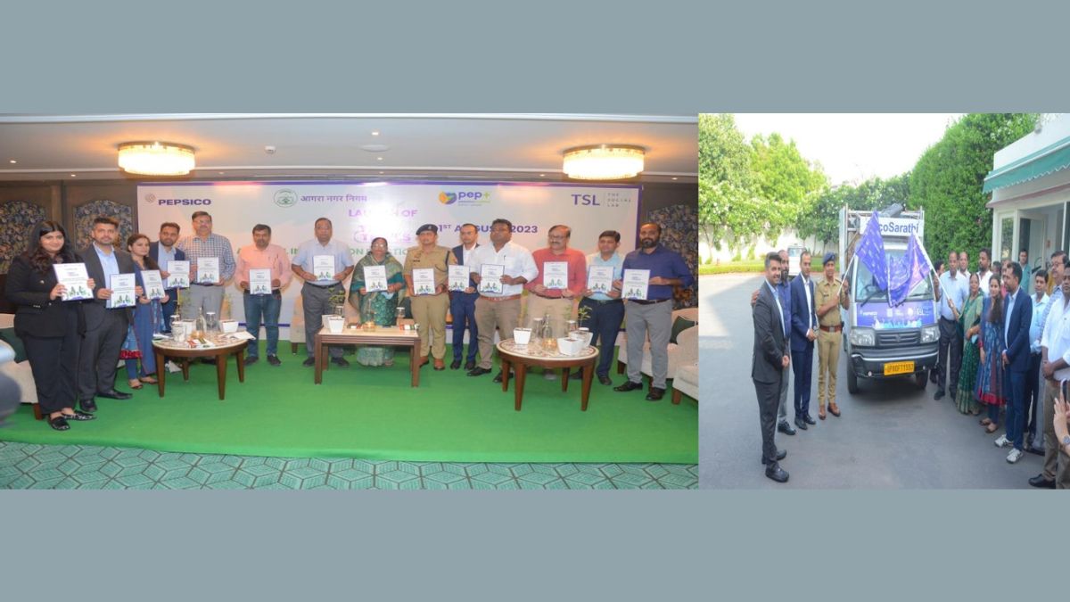 PepsiCo India partners with The Social Lab (TSL) to launch its flagship program on plastic waste management – “Tidy Trails”, in Agra, Uttar Pradesh