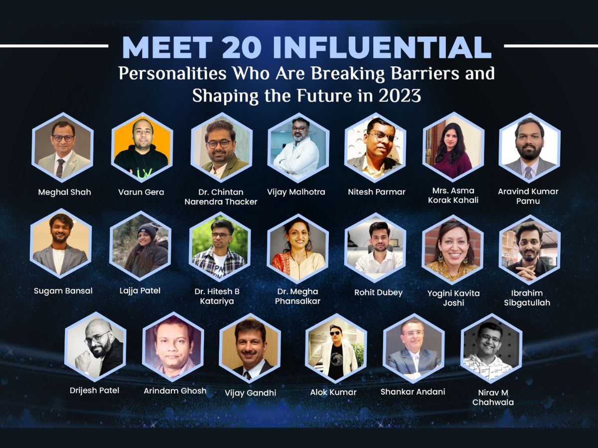 Meet 20 Influential Personalities Who Are Breaking Barriers and Shaping the Future in 2023.