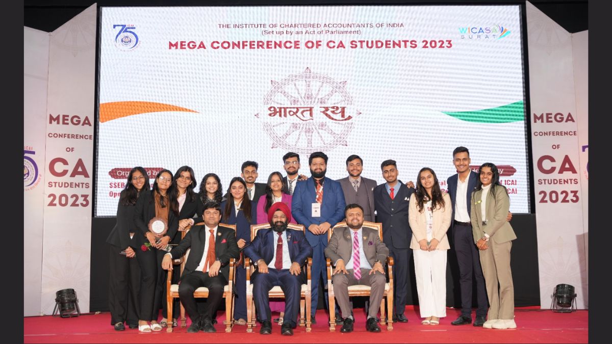 Bharat Rath: More than 1200 CA students participated in the mega-conference of ICAI Surat Branch & WICASA Surat