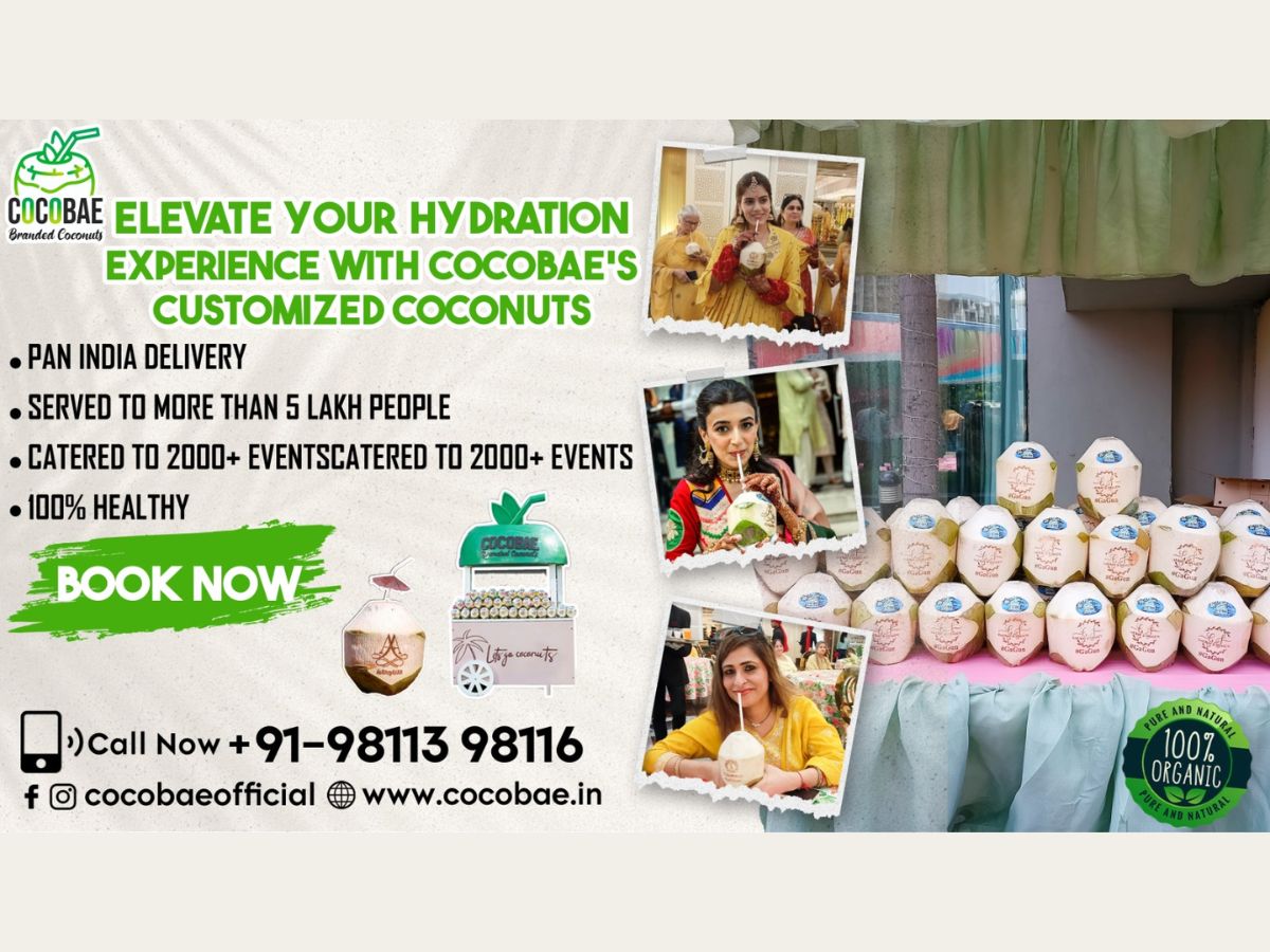 Elevate Your Hydration Experience with Cocobae’s Customized Coconut Water