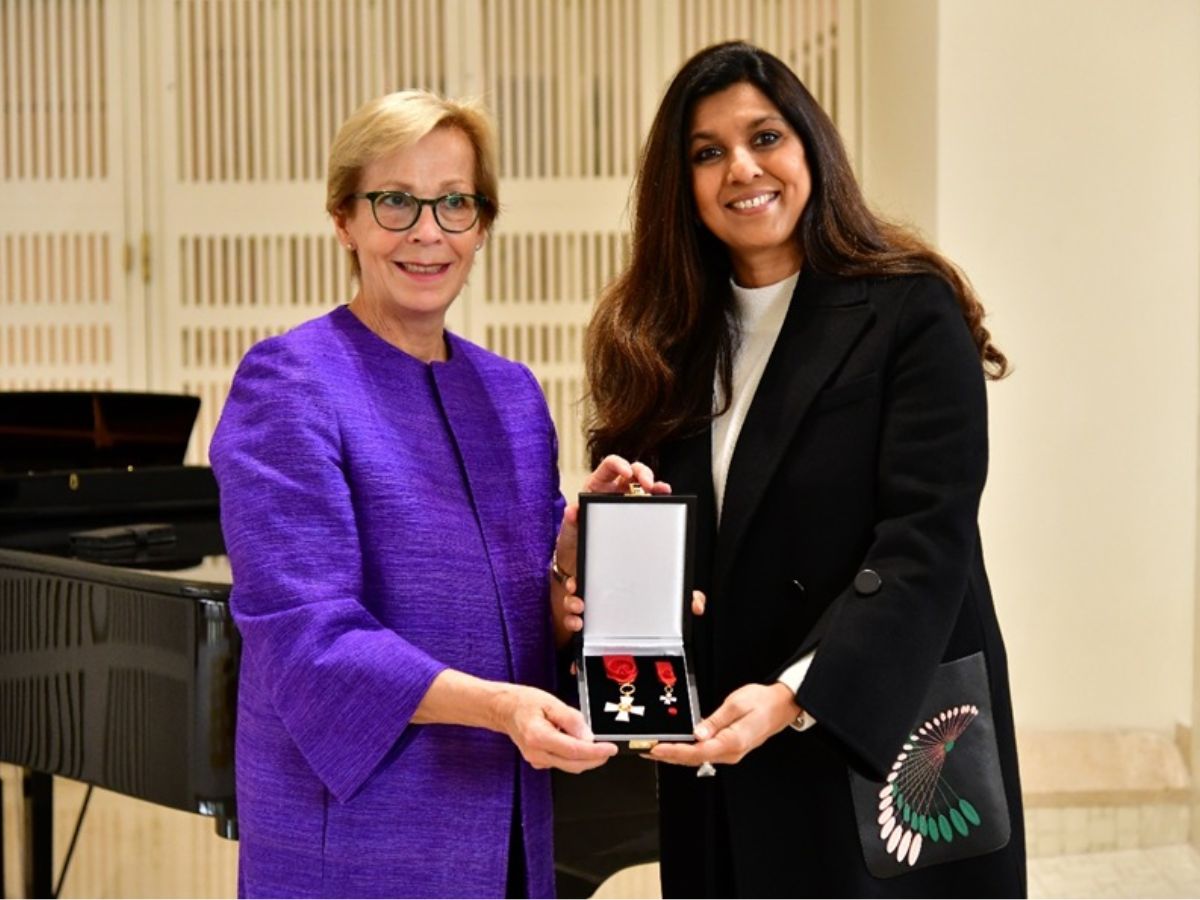 Decoration of Knight First Class of the Order of the Lion of Finland awarded to Geetanjali Vikram Kirloskar
