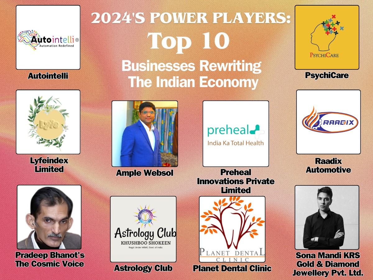 2024’s Power Players: Top 10 Businesses Rewriting The Indian Economy