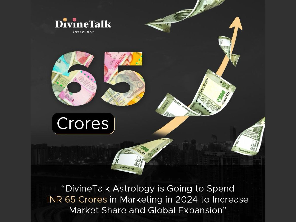 DivineTalk Astrology plans to spend 65 Crores in 2024 to Increase Market Share