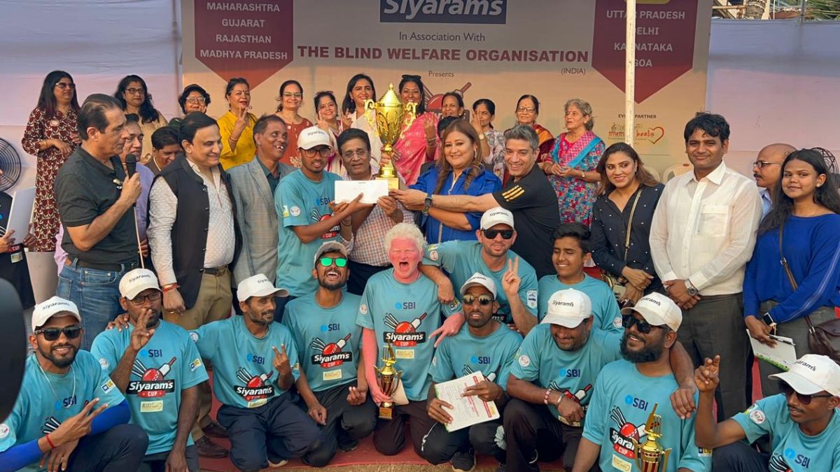 Gujarat Wins 11thEdition of Siyaram’s Blind National Cricket Tournament at Islam Gymkhana in Mumbai