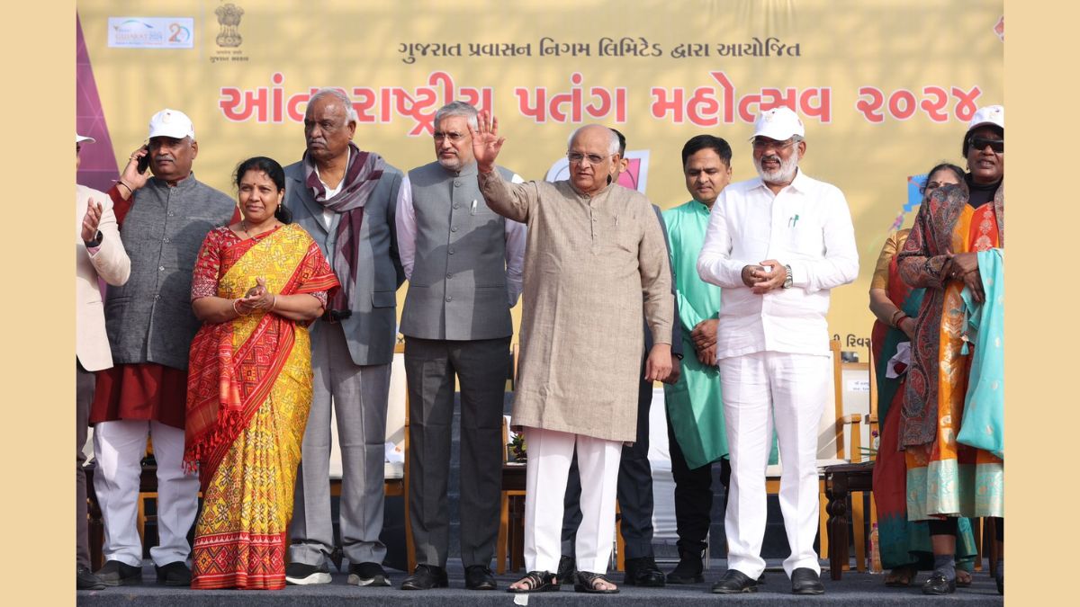 CM Bhupendra Patel inaugurates International Kite Festival – 2024 in Ahmedabad