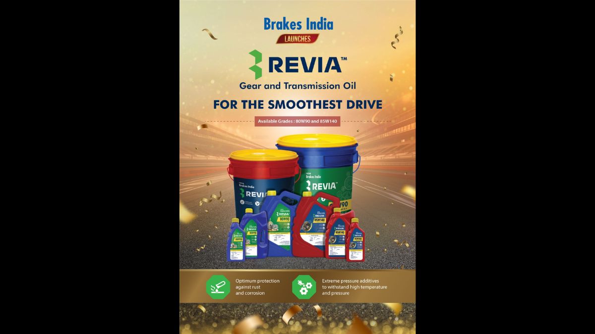 Brakes India introduces Gear & Transmission Oil under Revia brand