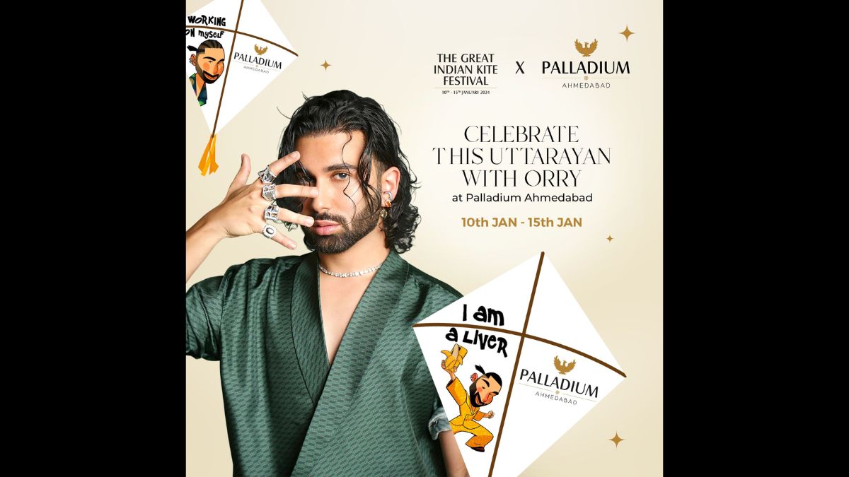 Palladium Ahmedabad Presents the Great Indian Kite Festival with Social Media Sensation Orry as the Face of the Celebration
