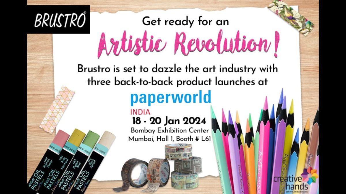 Brustro Set to Steal the Spotlight at Paperworld 2024: Three Days, Three Revelations, Unleashing the Future of Art Supplies