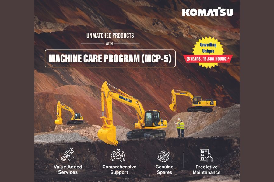 Komatsu India Unveils Unique Machine Care Program (MCP-5)