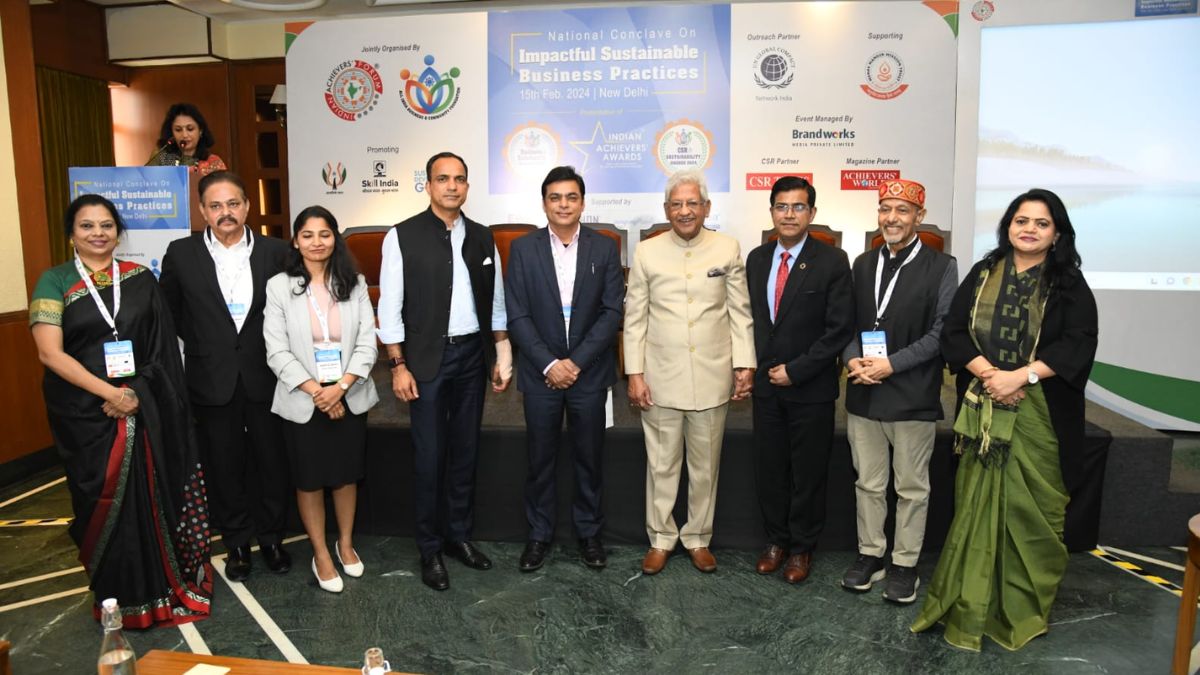 Indian Achievers’ Forum Recognizes Outstanding Contributions to 'Impactful Sustainable Business Practices' at National Conclave 2024