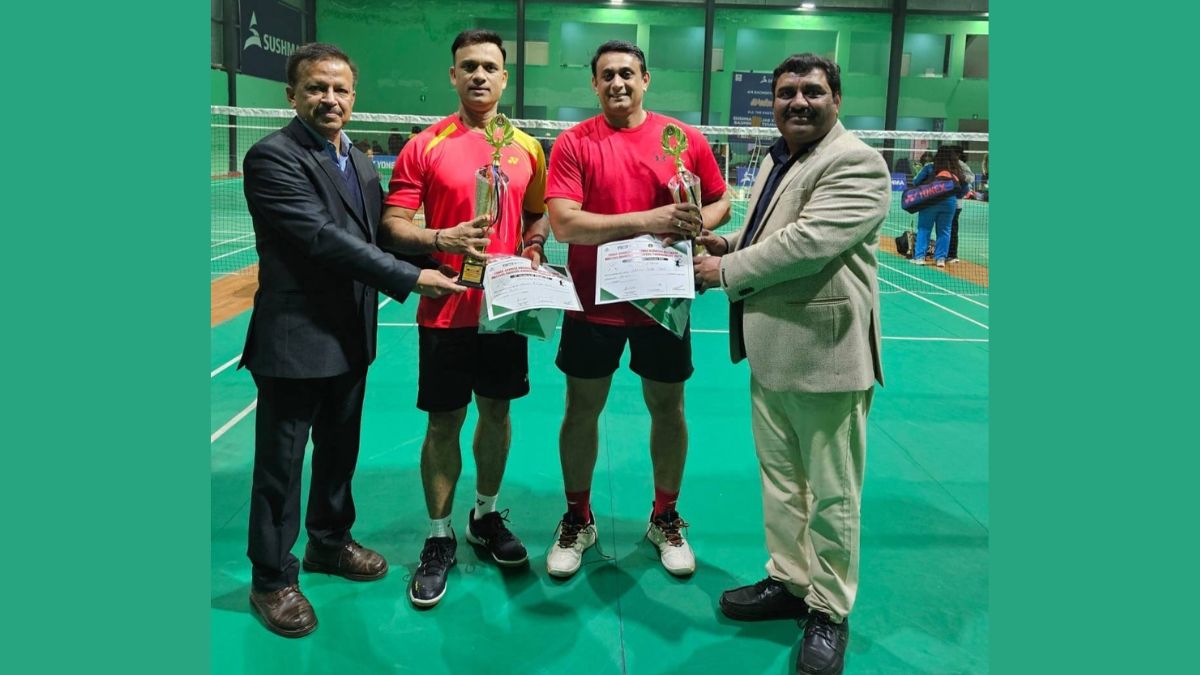 Gujarat Shines Bright: Triumphs at All India Masters Badminton Tournament