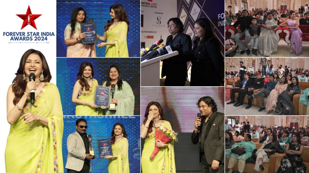 Bollywood Royalty Bhagyashree Graces Forever Star India Awards 2024, Joins Forces with Army Officers to Honor Awardees!