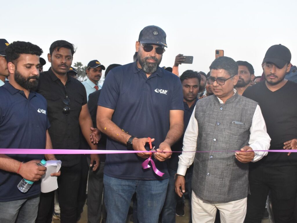 Yusuf Pathan inaugurates the 34th centre of Cricket Academy of Pathans (CAP) in Muzaffarpur (Bihar) - PNN Digital
