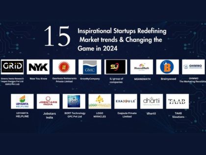 15 Inspirational Startups Redefining Market trends and Changing the Game in 2024