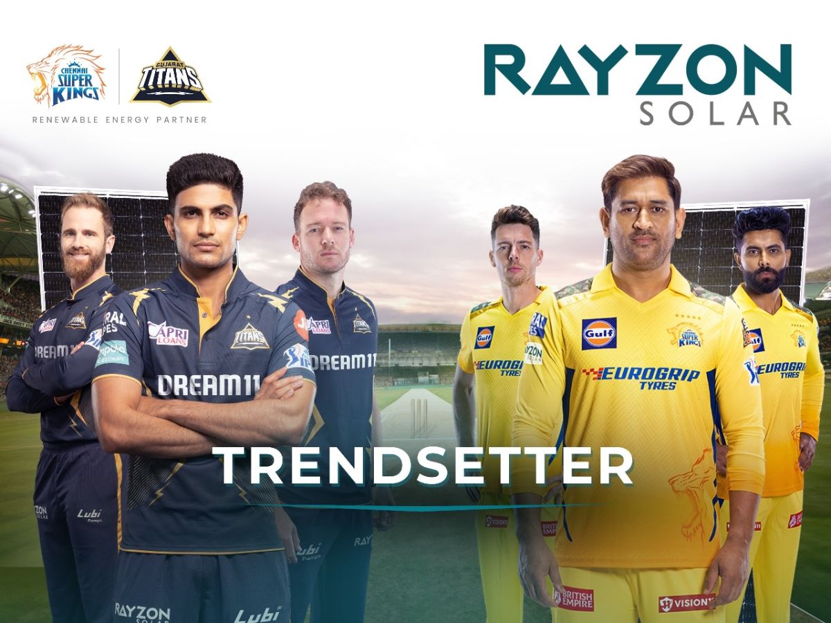 Rayzon Solar forges green partnerships with Gujarat Titans, Chennai Super Kings
