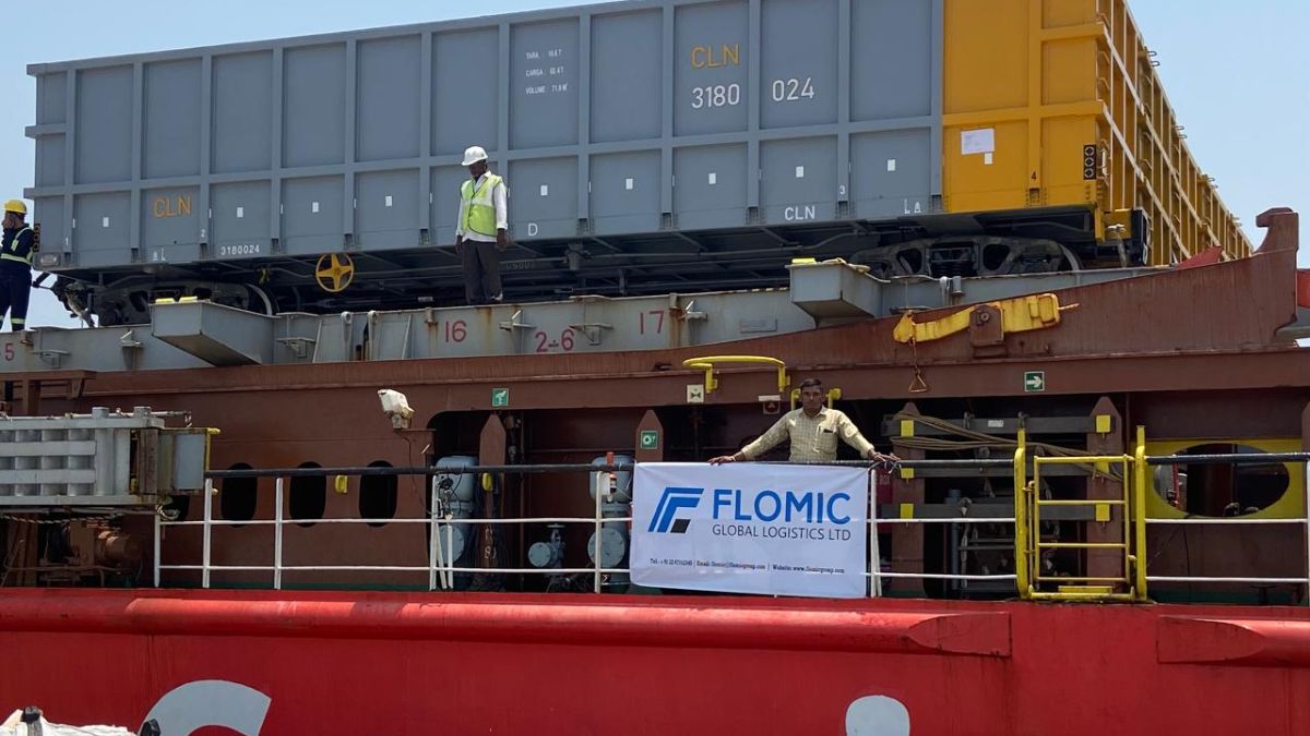 Flomic Global Logistics Achieves Landmark Milestone with Make in India Gondola Freight Wagons Shipment to Africa