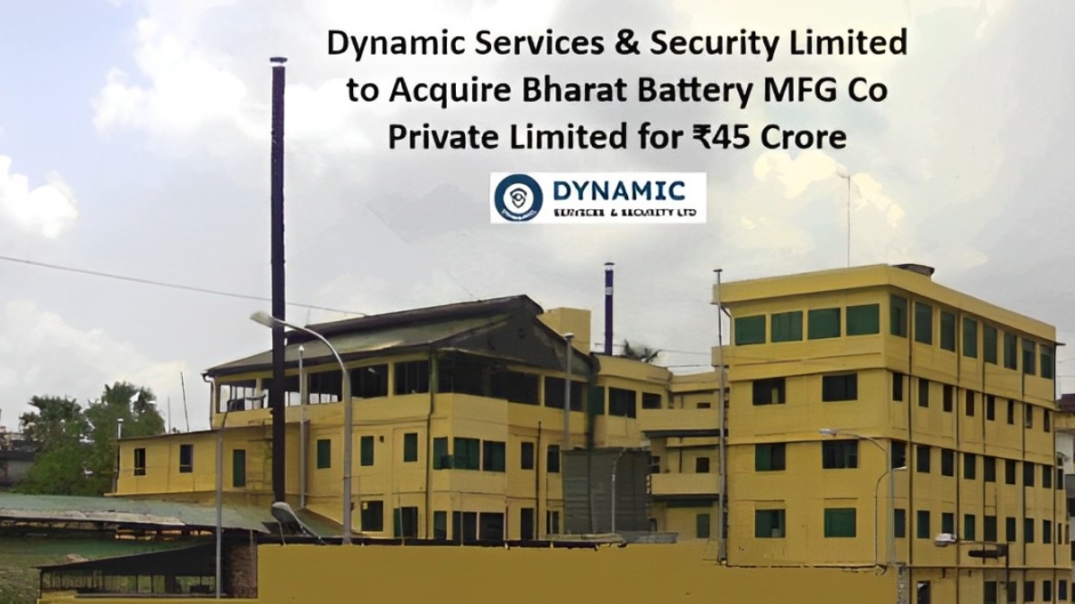 Dynamic Services & Security Limited to Acquire Bharat Battery MFG Co Private Limited for ₹45 Crore; Stock Hits Upper Circuit