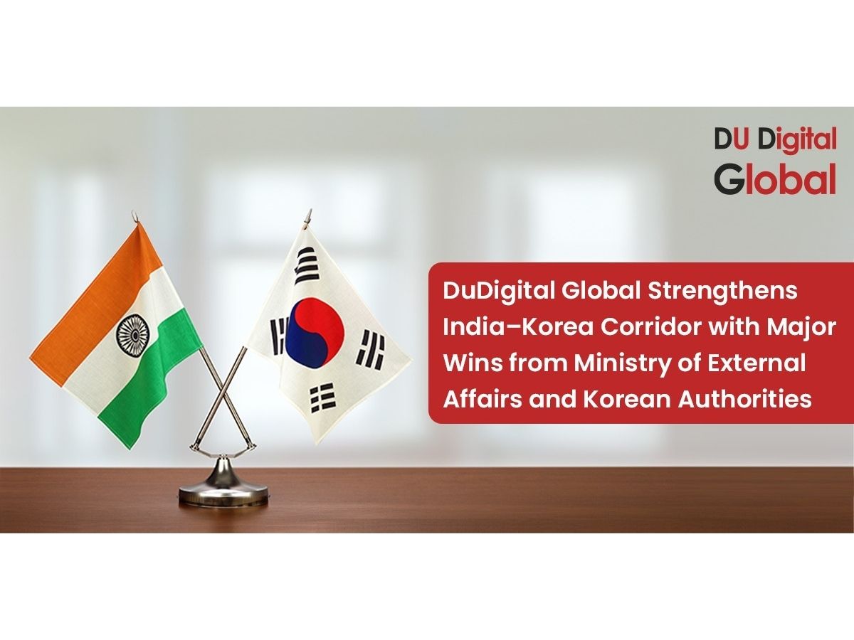 DuDigital Global Boosts India–Korea Mobility with Key Wins from MEA and Korean Authorities PNN Digital