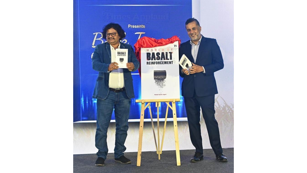 Famous writer Chetan Bhagat Launches World of Basalt Reinforcement by Mahesh Kumar Jogani PNN Digital
