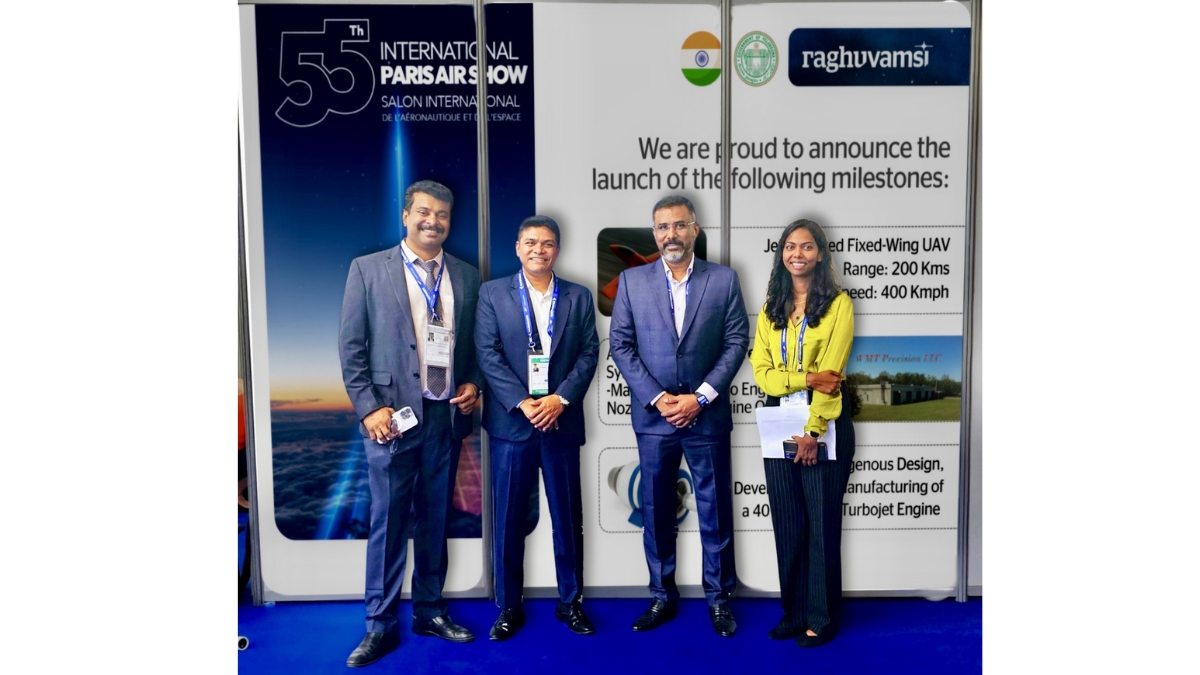 Raghu Vamsi Aerospace Group Debuts Indigenous Jet Engine & UAV Technologies at 55th Paris Air Show PNN Digital