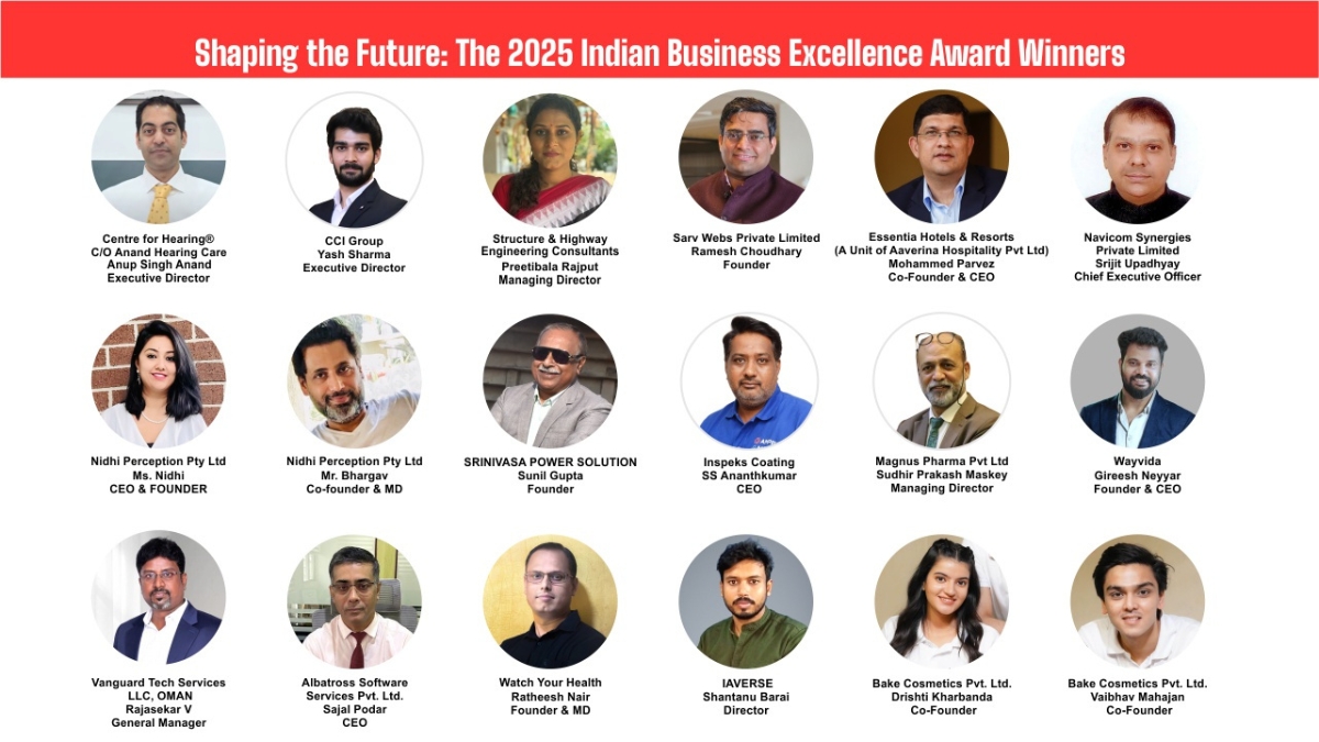 Indian Business Excellence Award– 2025 by Corporate Connect PNN Digital