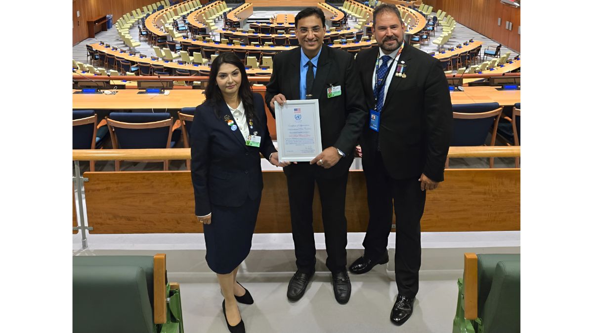 Dr. Arpit Chopra Jain Honored at United Nations Headquarters in New York PNN Digital