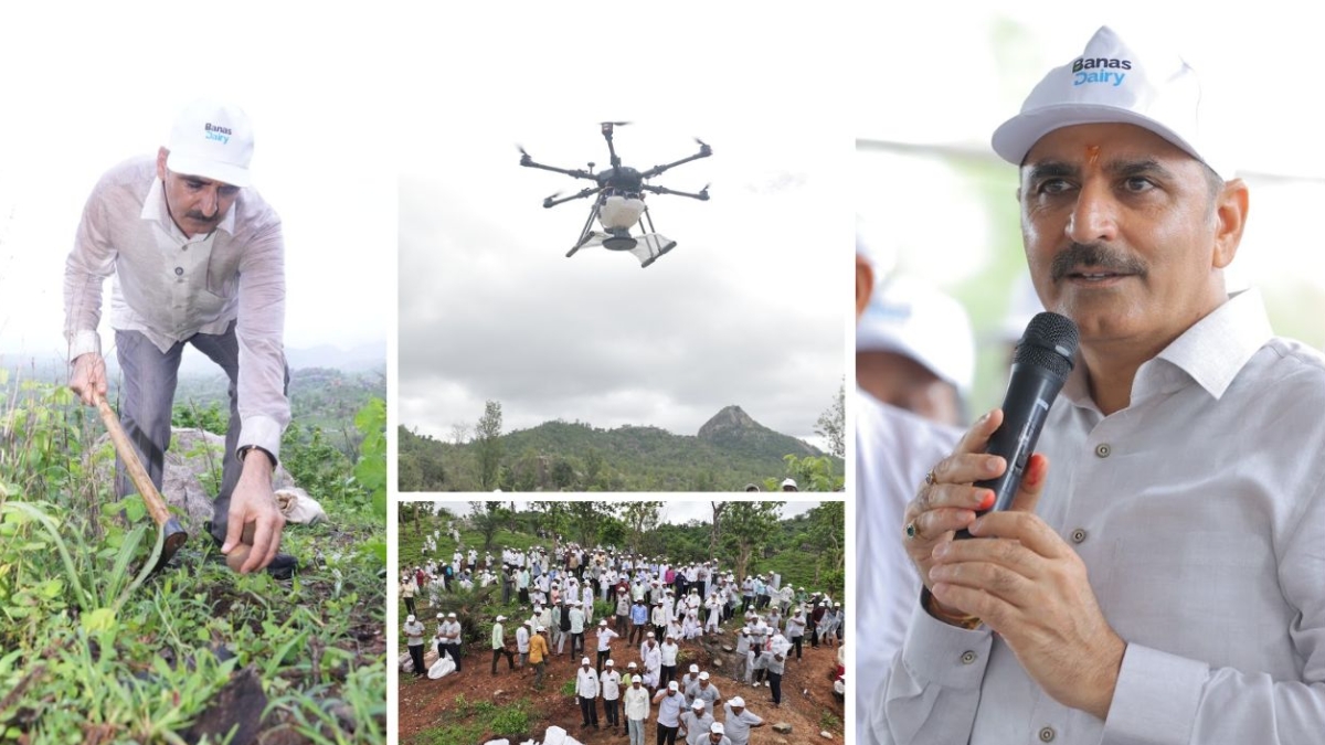 Launch of “Seedball for Green Wall” Campaign from Ambaji by Hon’ble Speaker Shri Shankarbhai Chaudhary - PNN