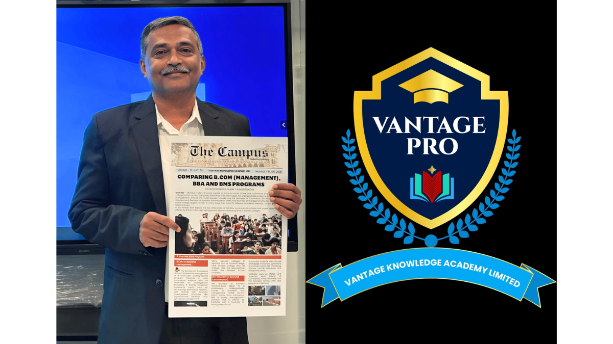 Rajesh Dedhia, Founder – Vantage Knowledge Academy Ltd. - PNN
